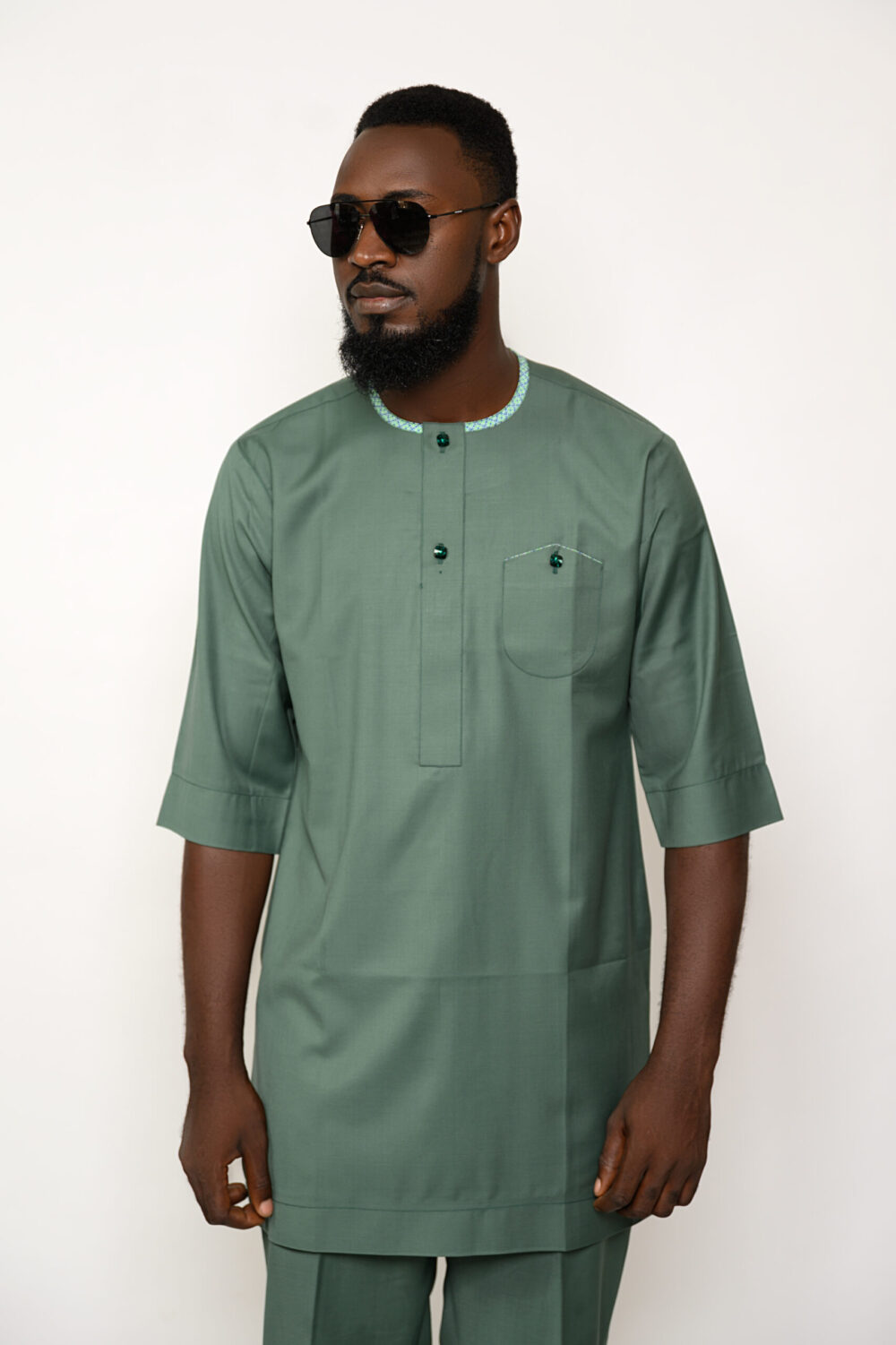 3 Piece Yoruba Garment (Agbada) - Image 2