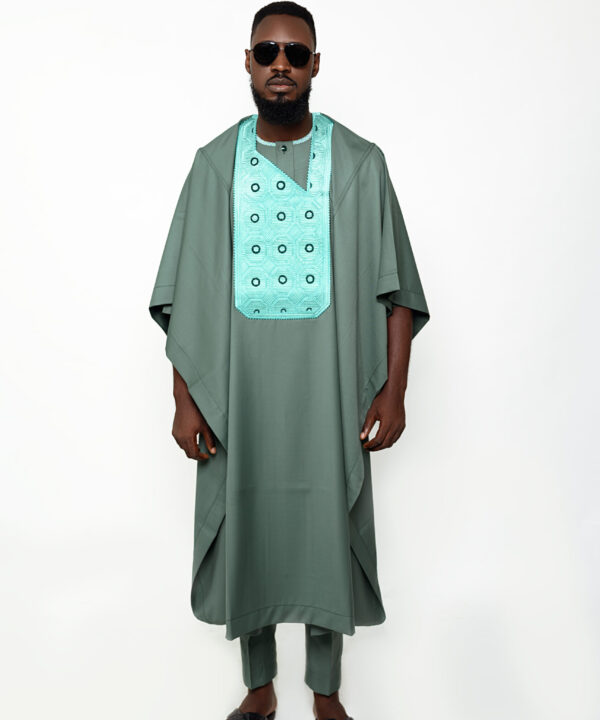 3 Piece Yoruba Garment (Agbada)